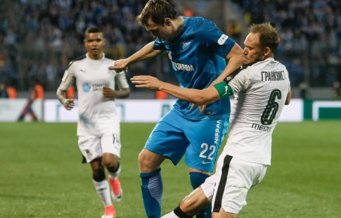 'Зенит на выезде забил два безответных мяча'Краснодару