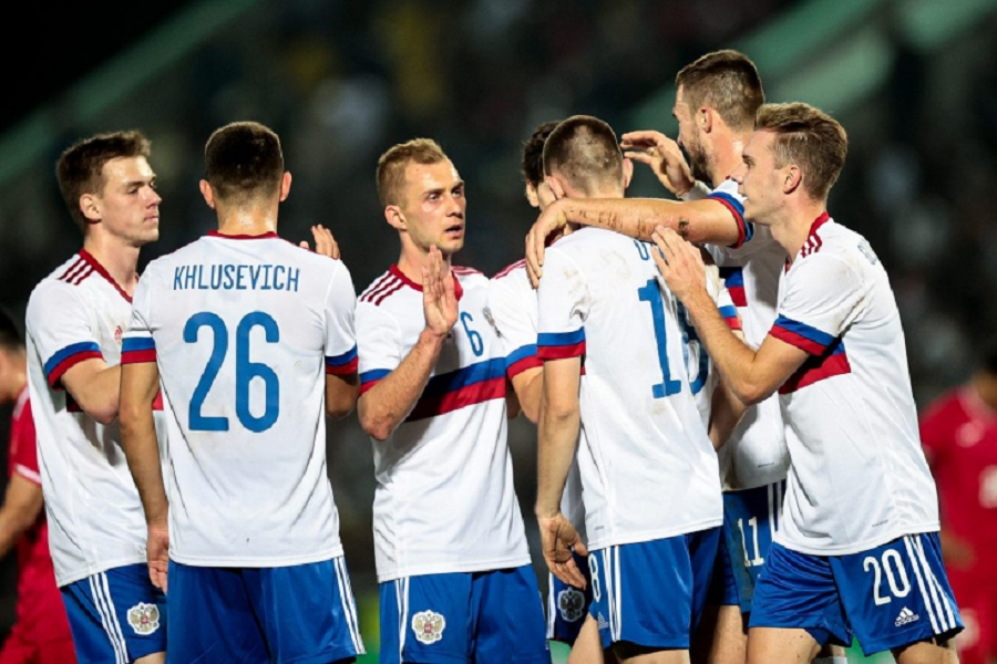 Сборная России не нанесла ни одного удара по воротам в первом тайме товарищеского матча с Узбекистаном