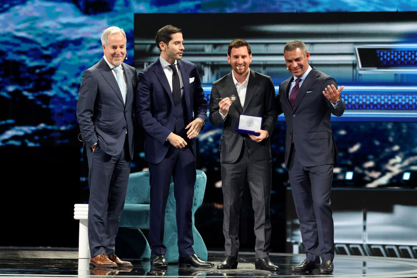 Фото: Месси вручили ключ от Майами