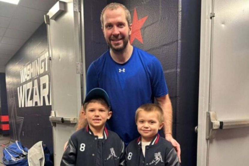 Никита Кучеров и дети Александра Овечкина