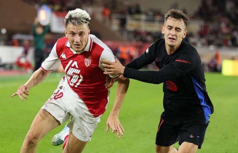 Головин в матче с "Барселоной"