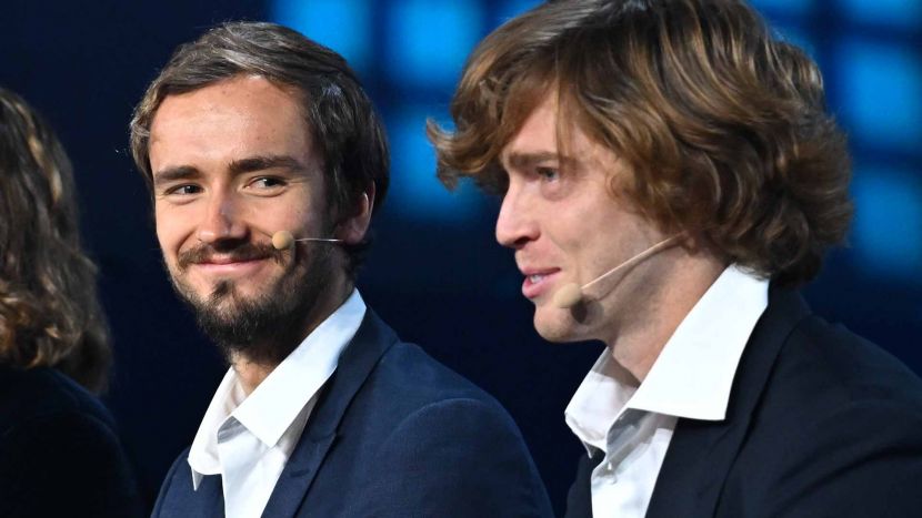 Андрей Рублёв и Дании Медведев