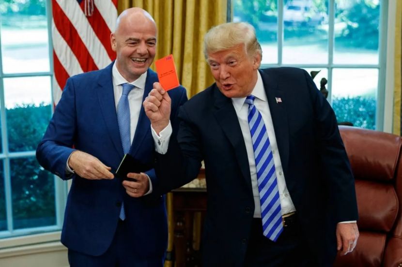 Дональд Трамп и Джанни Инфантино