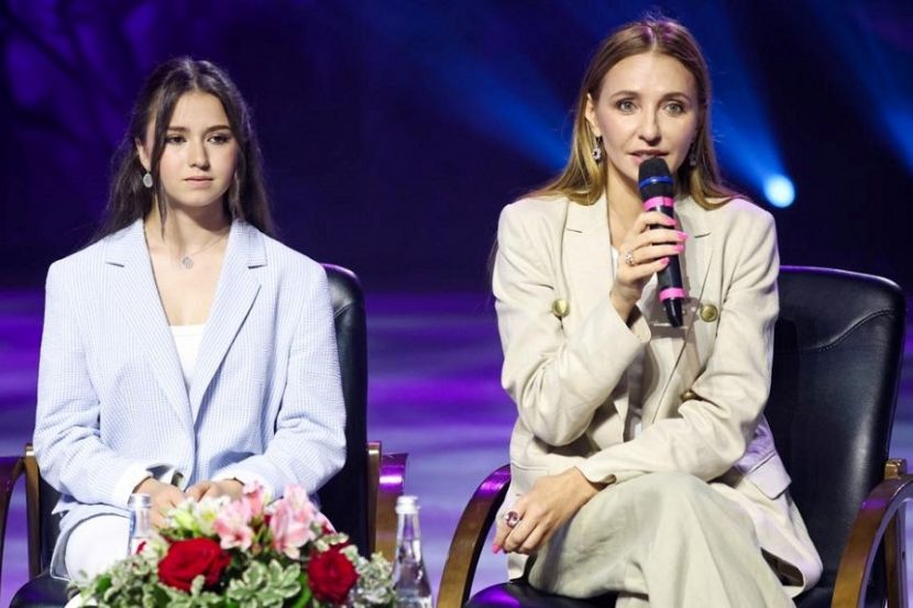 Камила Валиева и Татьяна Навка