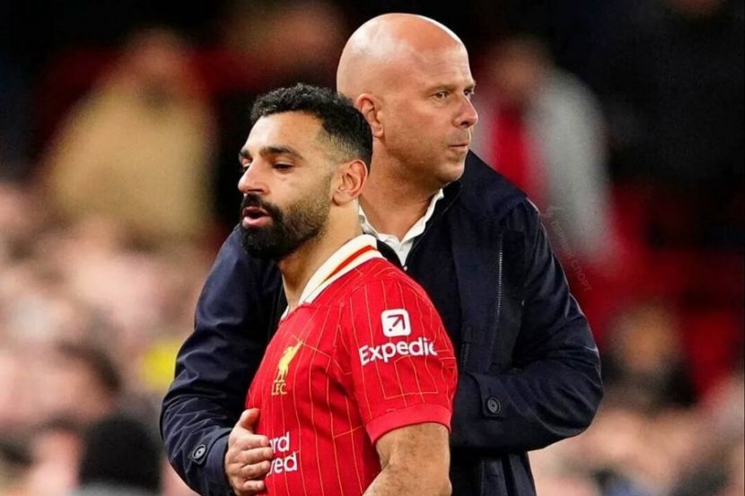 Мохамед Салах и Арне Слот