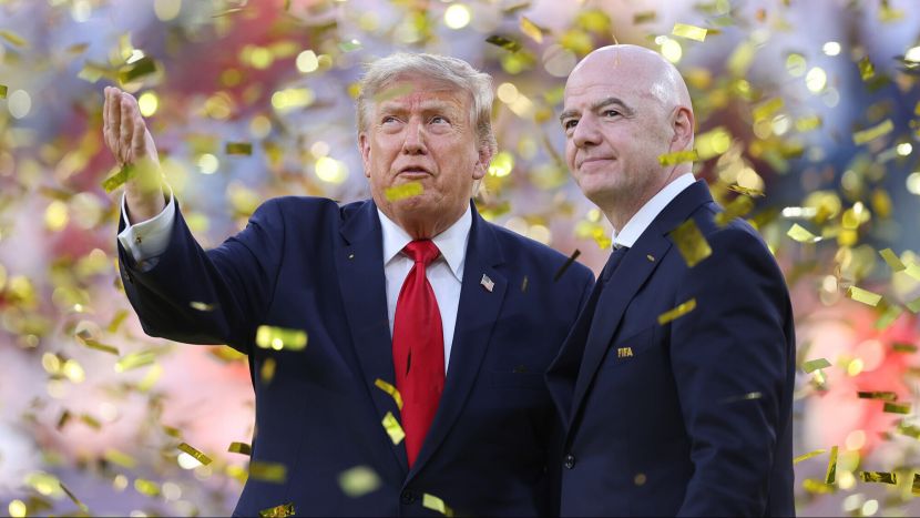 Джанни Инфантино и Дональд Трамп