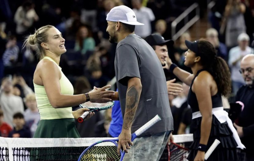 Арина Соболенко и Ник Кирьос