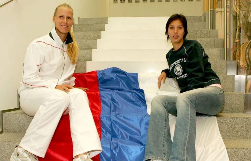 Анастасия Мыскина и Елена Дементьева