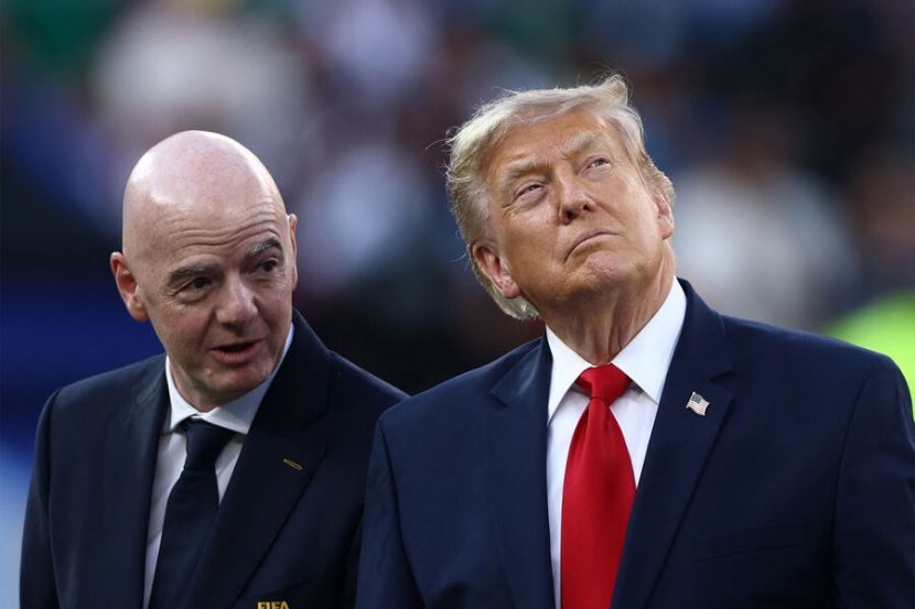 Джанни Инфантино и Дональд Трамп