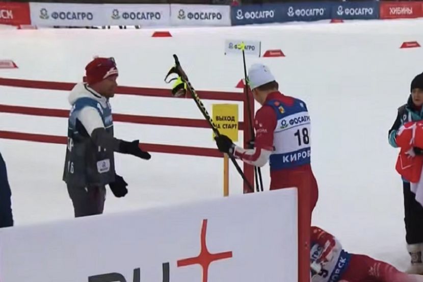 Александр Большунов и Александр Бакуров