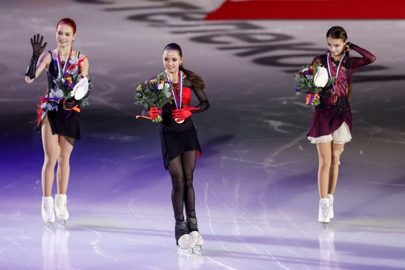 Валиева, Трусова и Щербакова