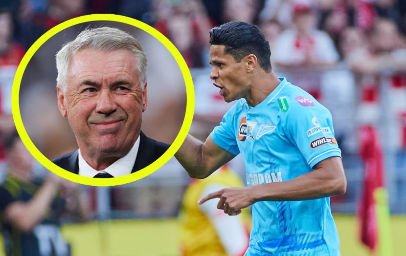 Дуглас Сантос и Карло Анчелотти