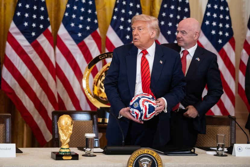 Дональд Трамп и Джанни Инфантино