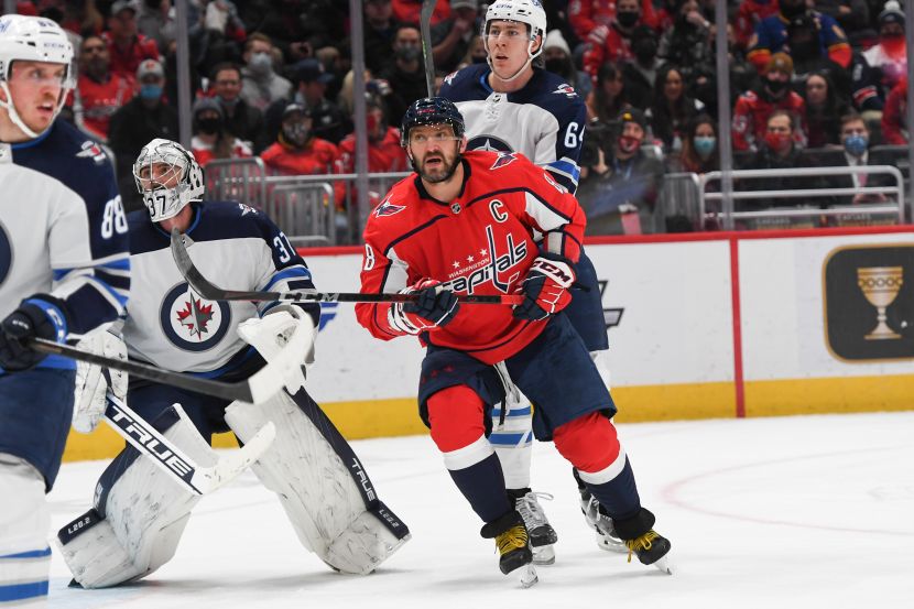 Овечкин в матче с Виннипегом