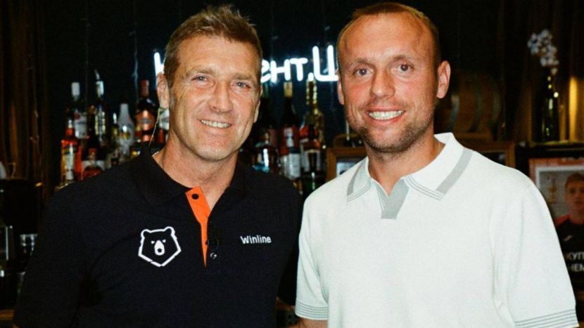 Денис Глушаков и Массимо Каррера