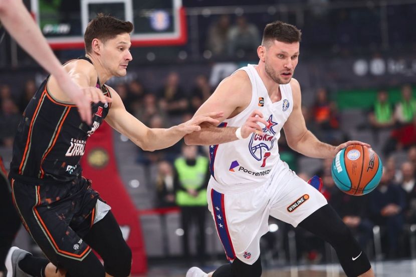 Эпизод матча "Уралмаш" – ЦСКА