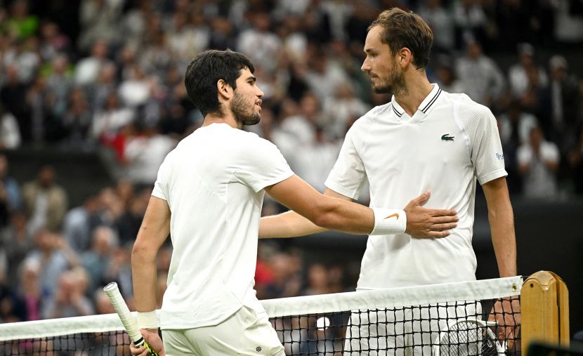 Даниил Медведев и Карлос Алькарас