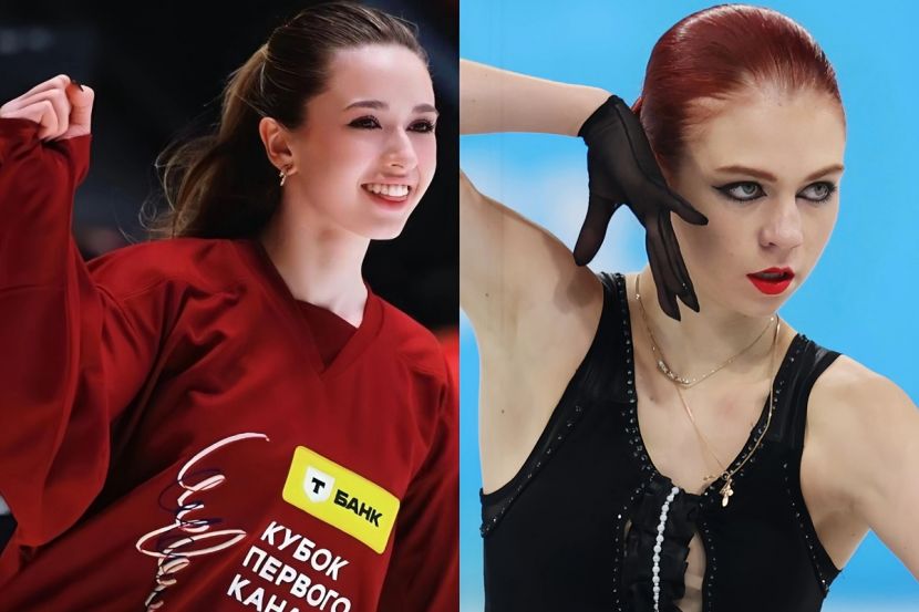Камила Валиева и Александра Трусова