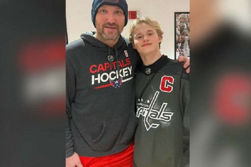 Александр Овечкин и Илья Малинин