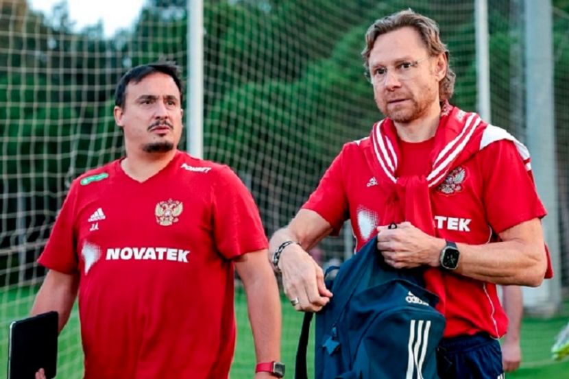 Джонатан Альба и Валерий Карпин