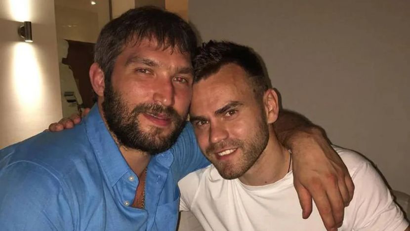 Игорь Акинфеев и Александр Овечкин