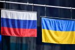 Флаги России и Украины