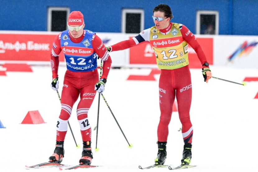 Александр Большунов и Савелий Коростелёв