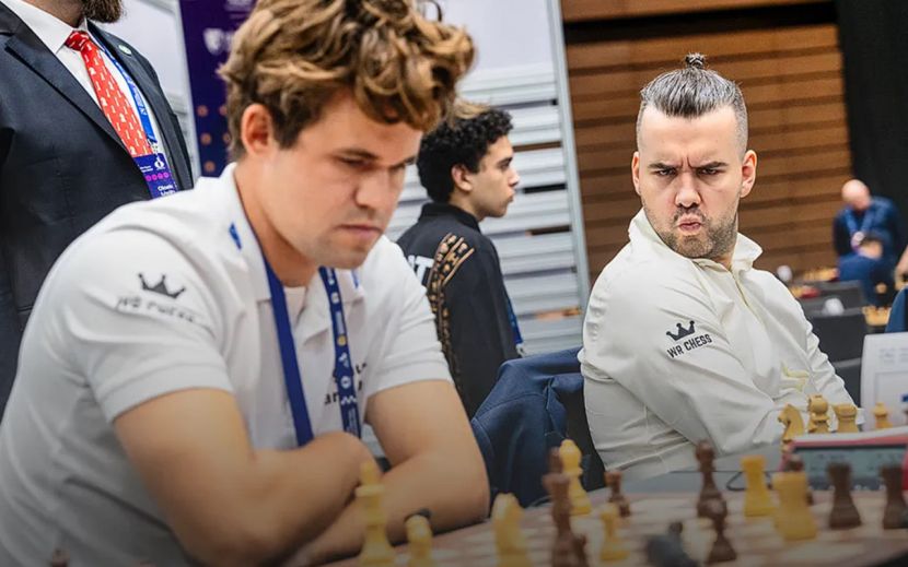 Ян Непомнящий и Магнус Карлсен